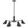 6_Millennium Warhol Chandelier Ceiling Light Matte Black more views