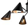 7_Millennium Warhol Chandelier Ceiling Light Matte Black more views