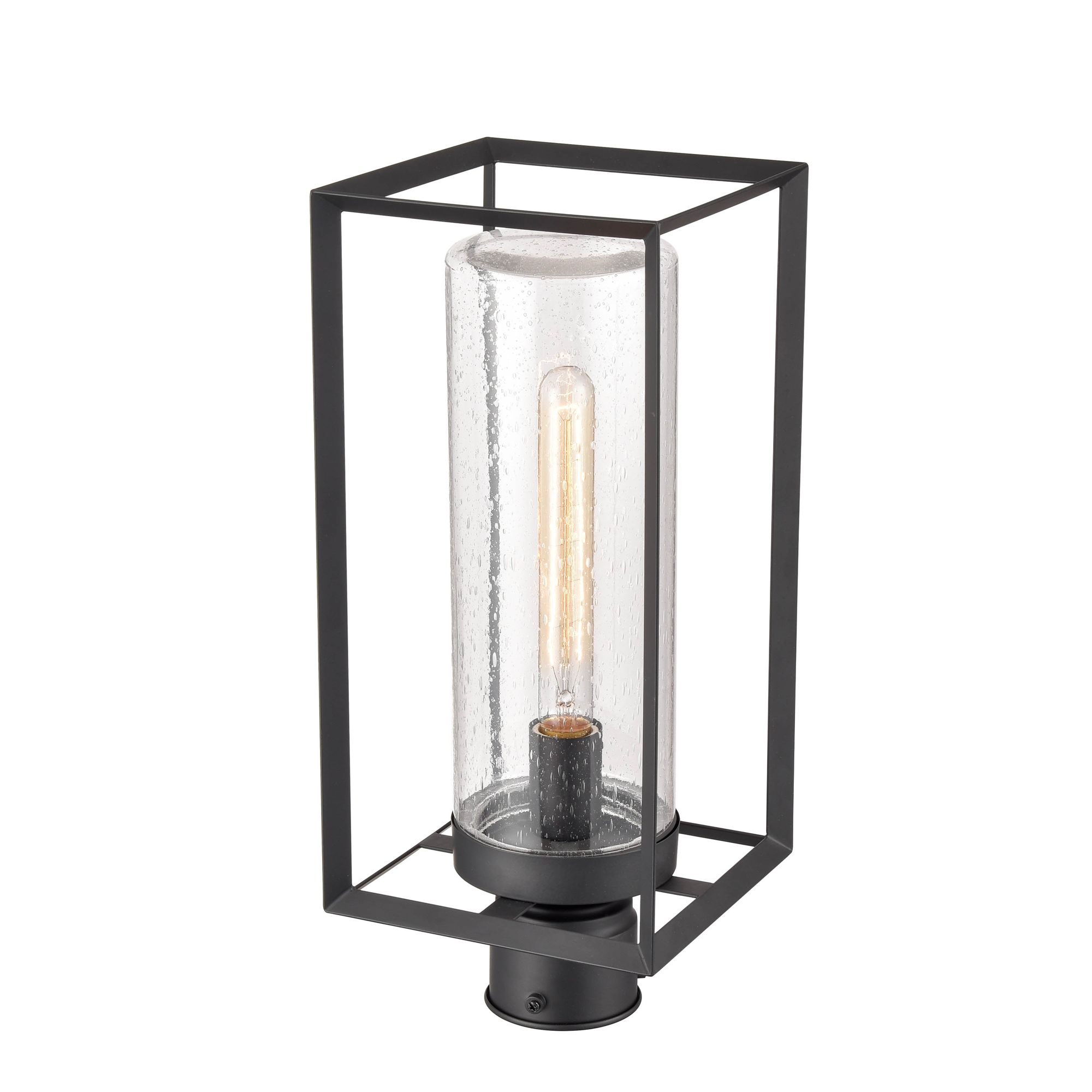 Image 2 Millennium Wheatland 1-Lt 17.63" Powder Coated Black Outdoor Post Lantern more views