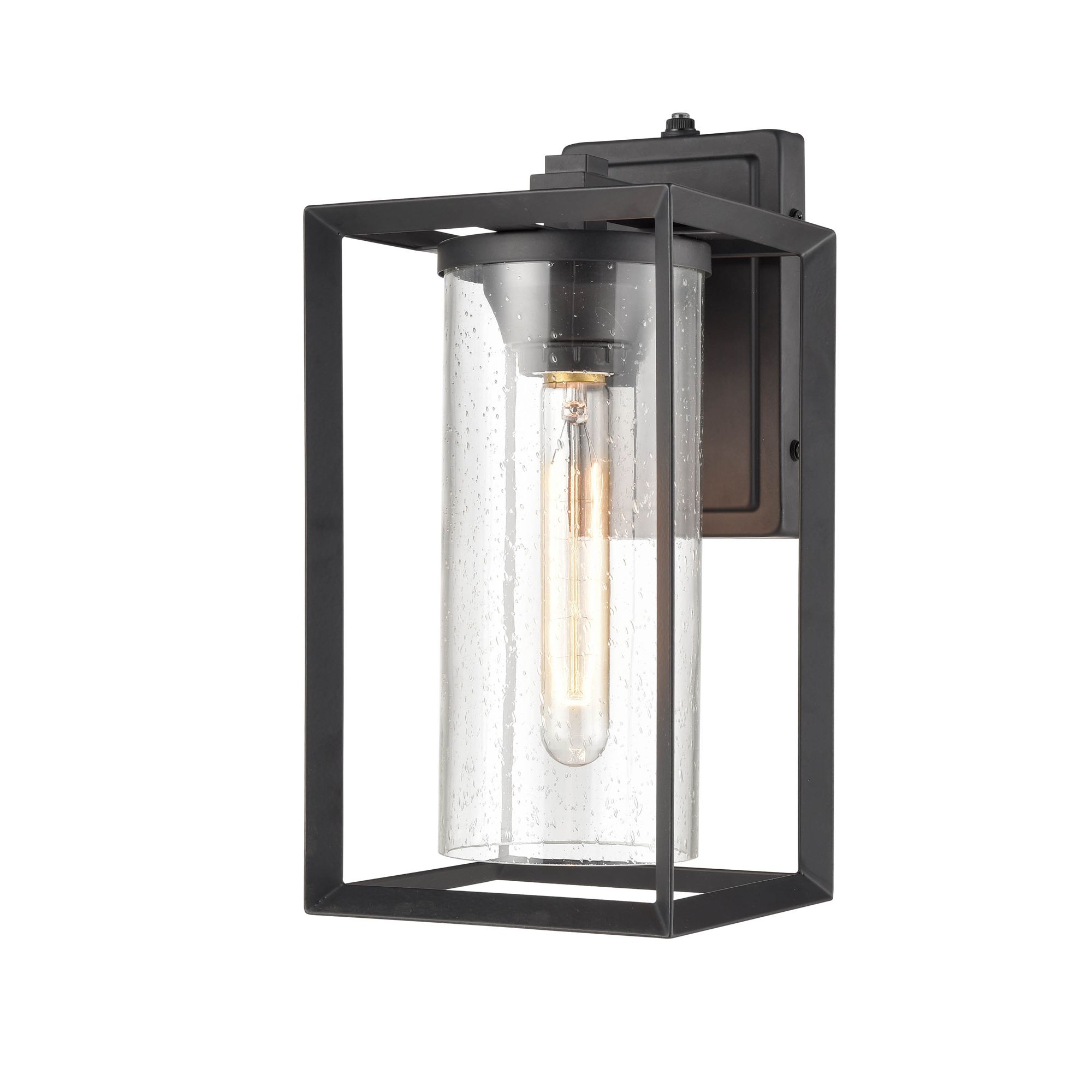 Image 2 Millennium Wheatland 13" Powder Coated Black Outdoor Wall Sconce more views