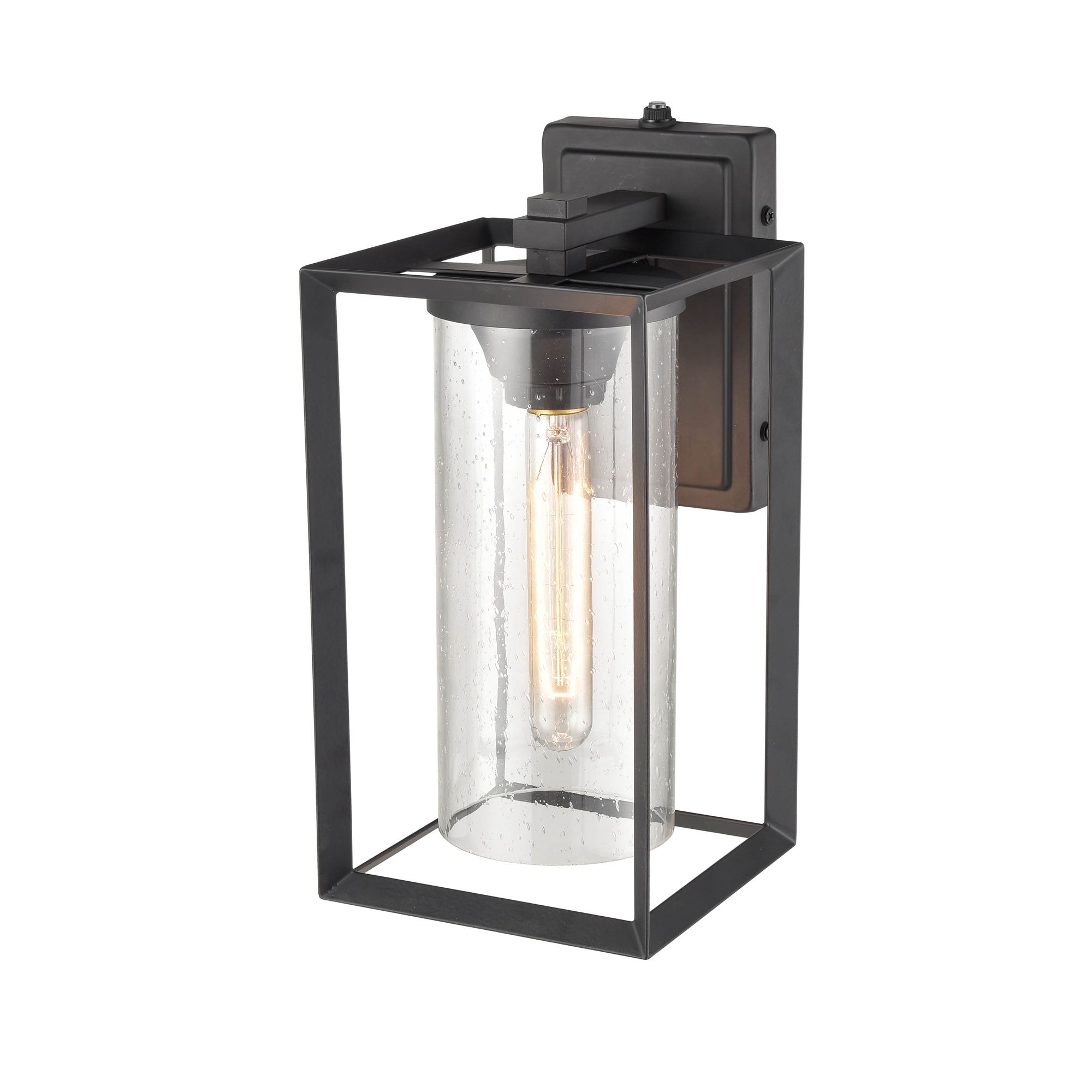 Image 5 Millennium Wheatland 13" Powder Coated Black Outdoor Wall Sconce more views