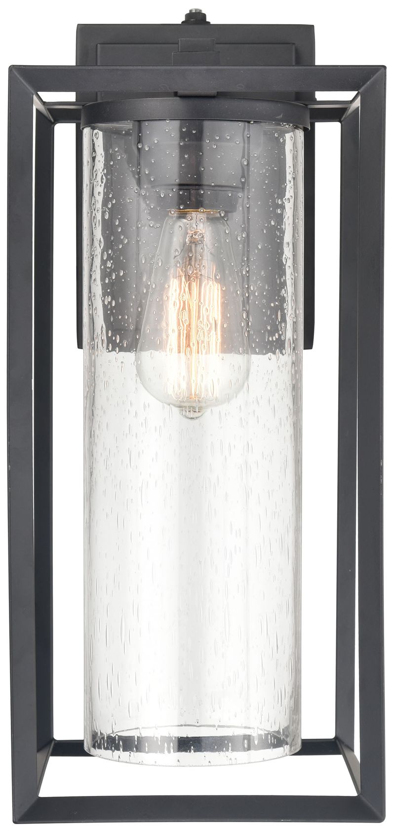 Millennium Wheatland 17.5" Powder Coated Black Outdoor Wall Sconce