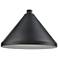Millennium Wide Cone Satin Black