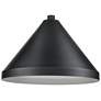 Millennium Wide Cone Satin Black