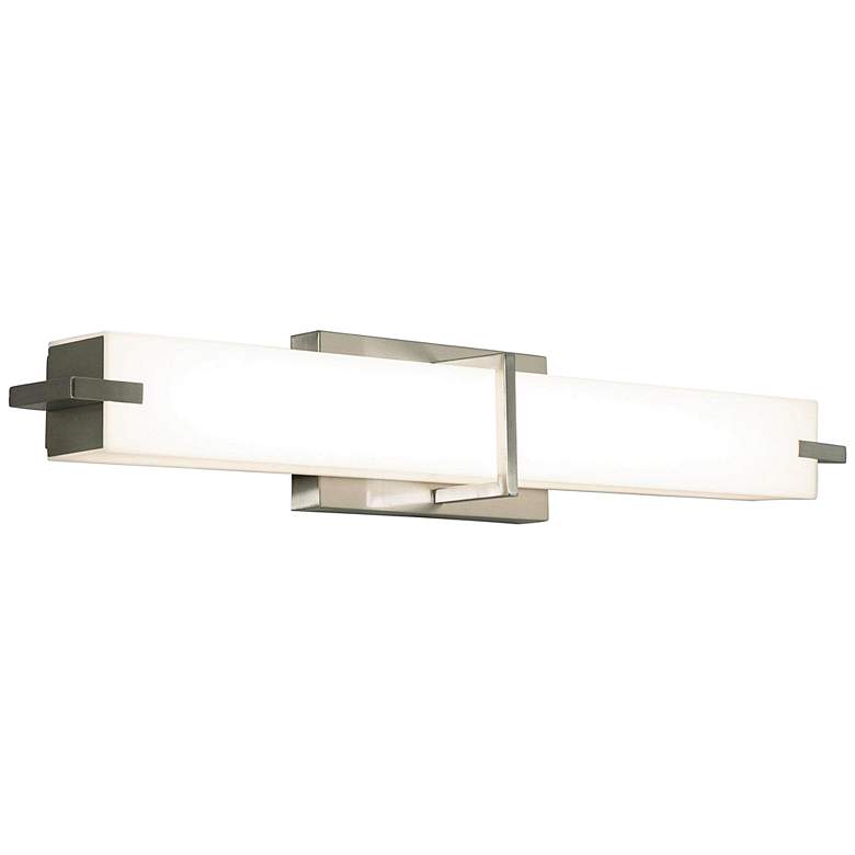 Image 3 Miller 24 1/2" Wide Satin Nickel LED Bath Light