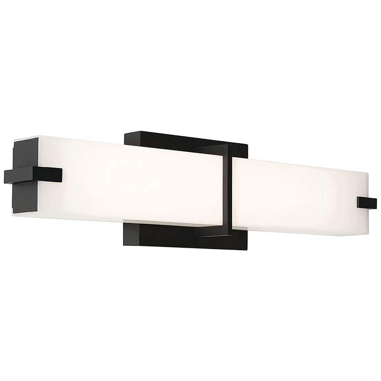 Image 3 Miller 24" Black LED Bath Light