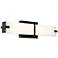 Miller 24" Black LED Bath Light