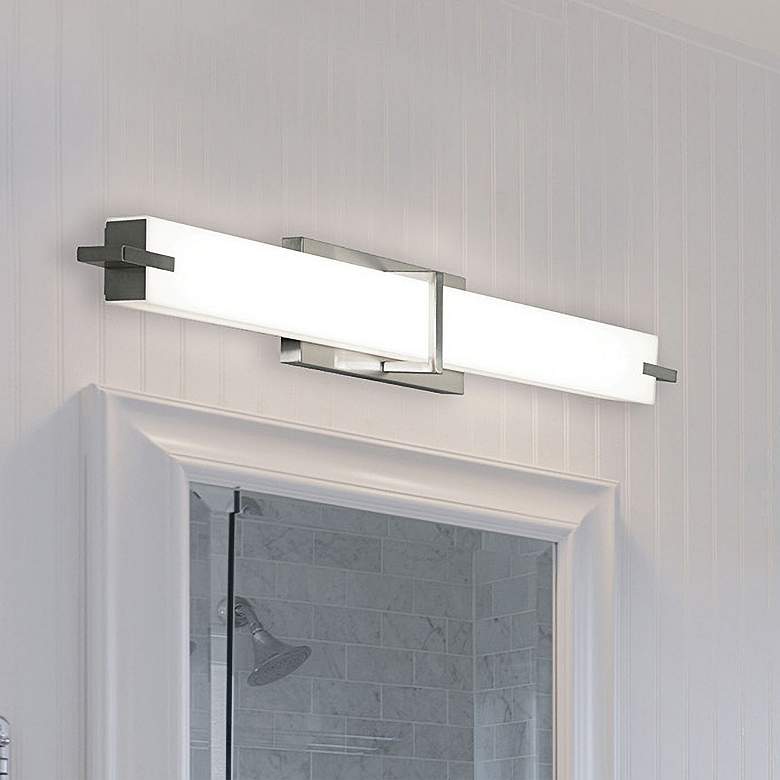 Image 2 Miller 24" Black LED Bath Light