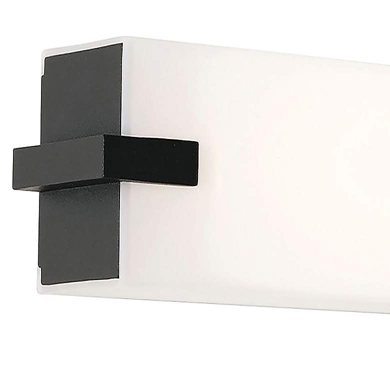 Image 4 Miller 24" Black LED Bath Light more views