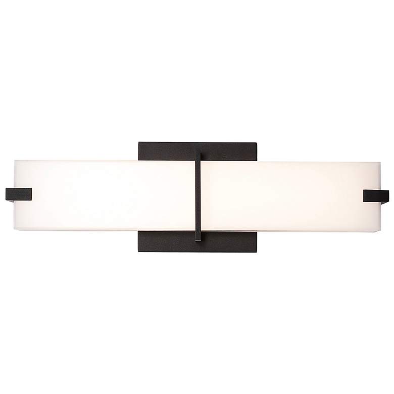 Image 5 Miller 24" Black LED Bath Light more views