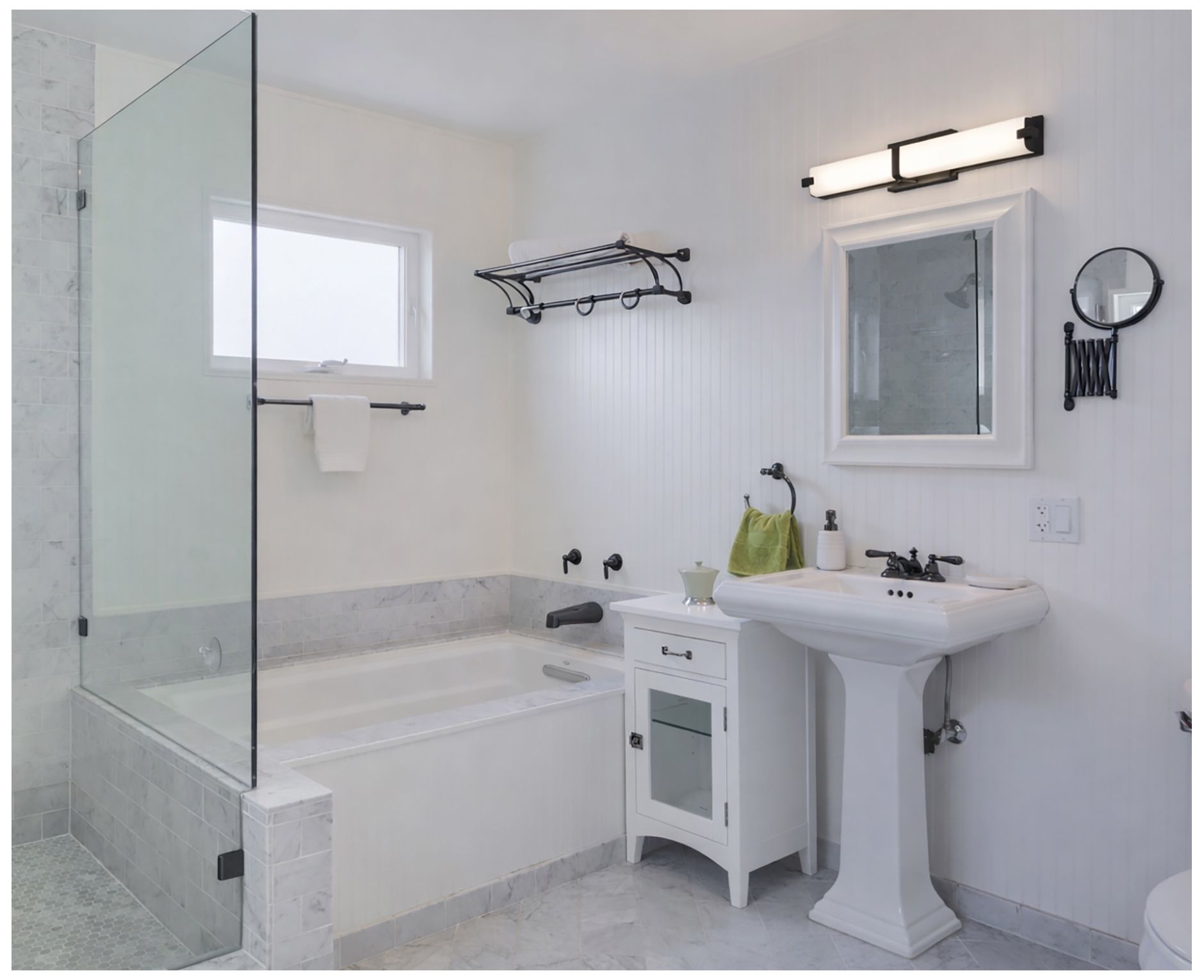 Image 2 Miller 24" Wide Black LED Vanity Light more views