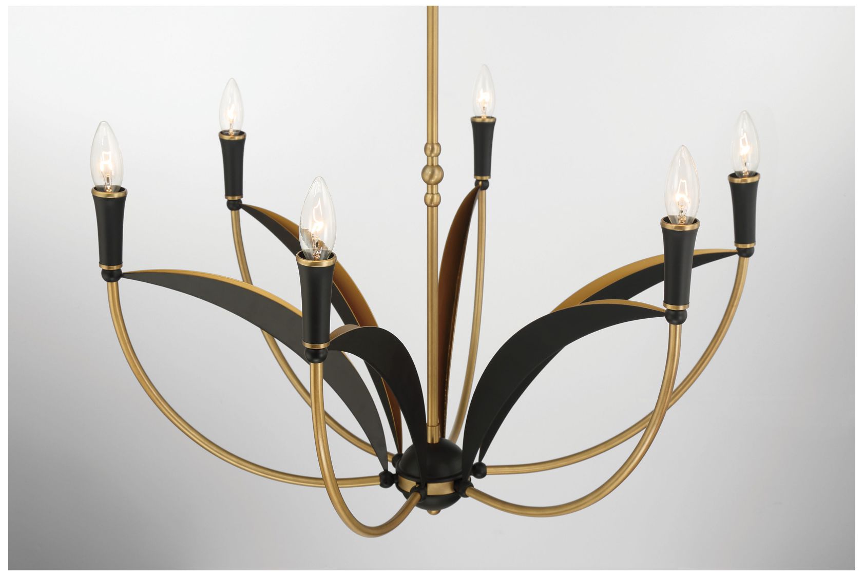 Image 3 Miller 28 1/4" Wide Legacy Brass 6-Light Island Chandelier more views
