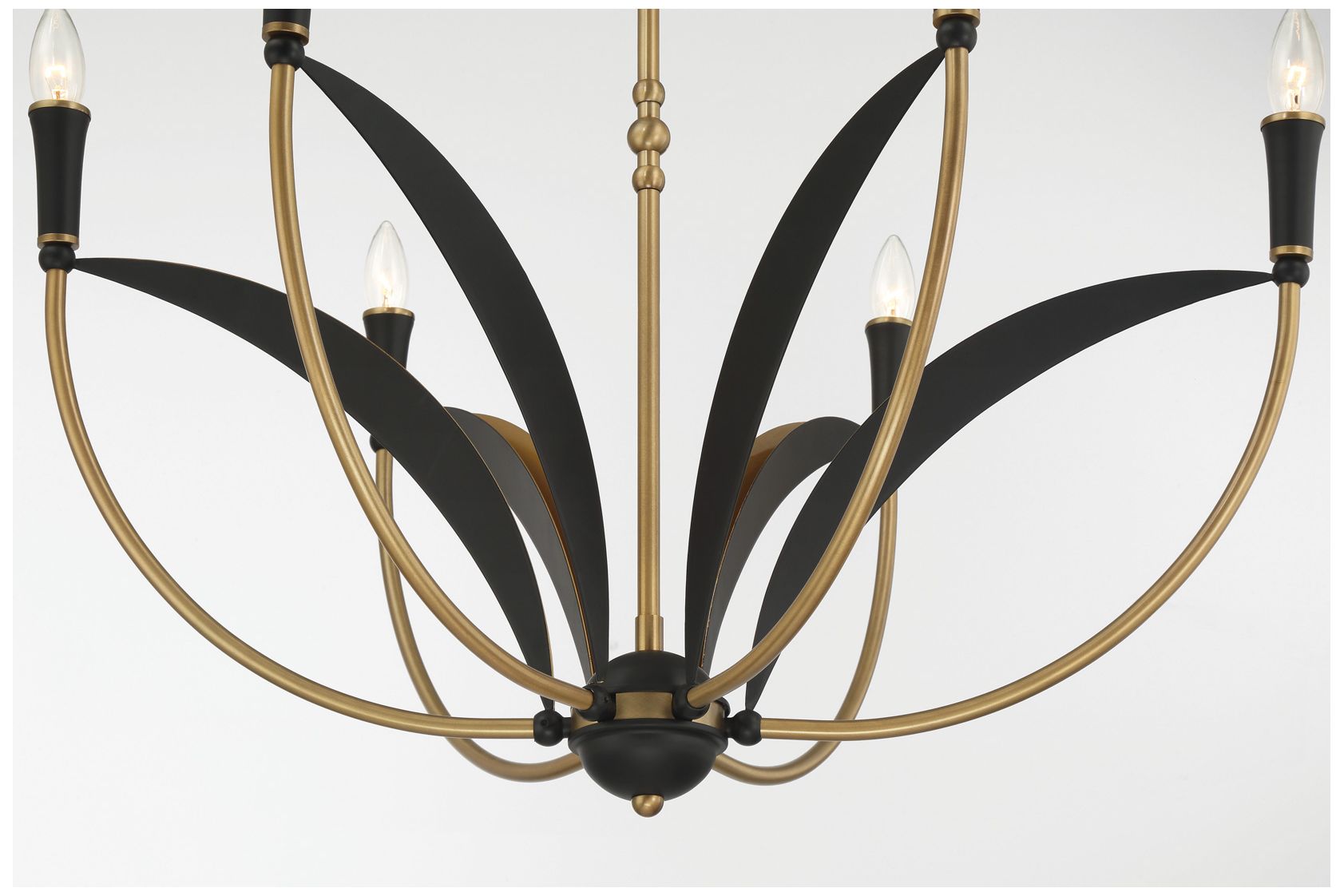 Image 5 Miller 28 1/4" Wide Legacy Brass 6-Light Island Chandelier more views