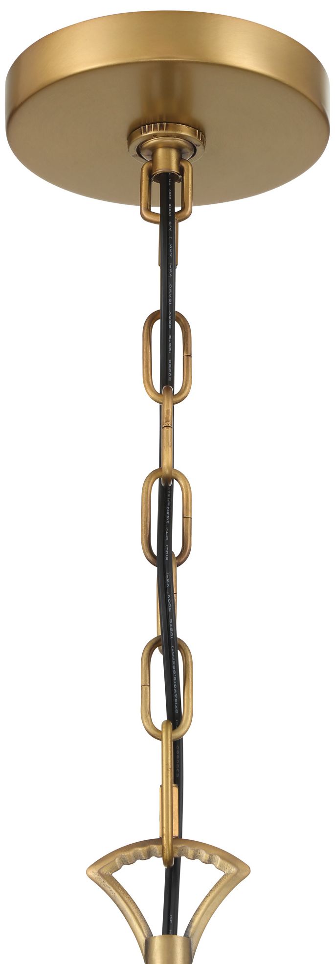 Image 6 Miller 28 1/4" Wide Legacy Brass 6-Light Island Chandelier more views