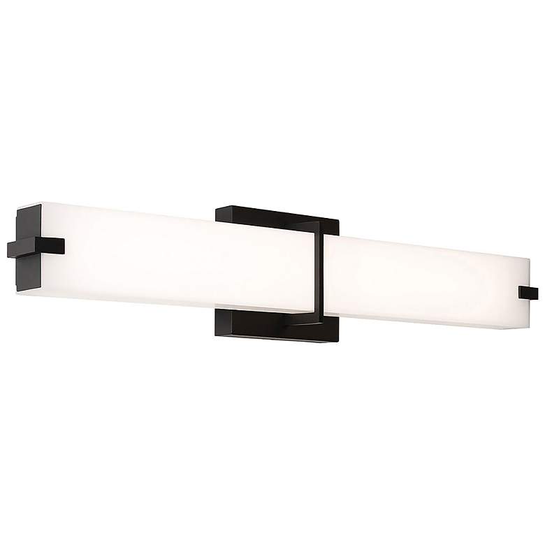 Image 3 Miller 36" Wide Black LED Vanity Bath Light