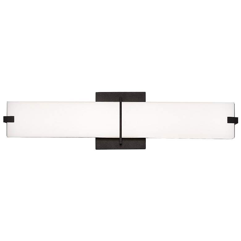 Image 4 Miller 36" Wide Black LED Vanity Bath Light more views