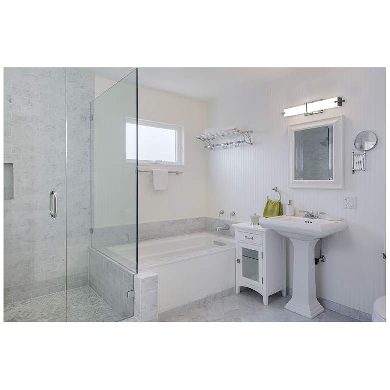 Image 5 Miller 36" Wide Black LED Vanity Bath Light more views