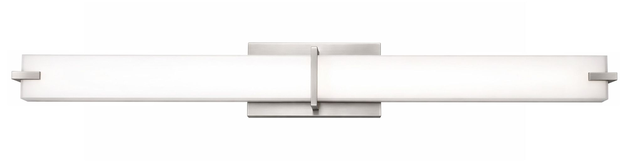 Image 2 Miller 36" Wide Satin Nickel LED Vanity Light more views
