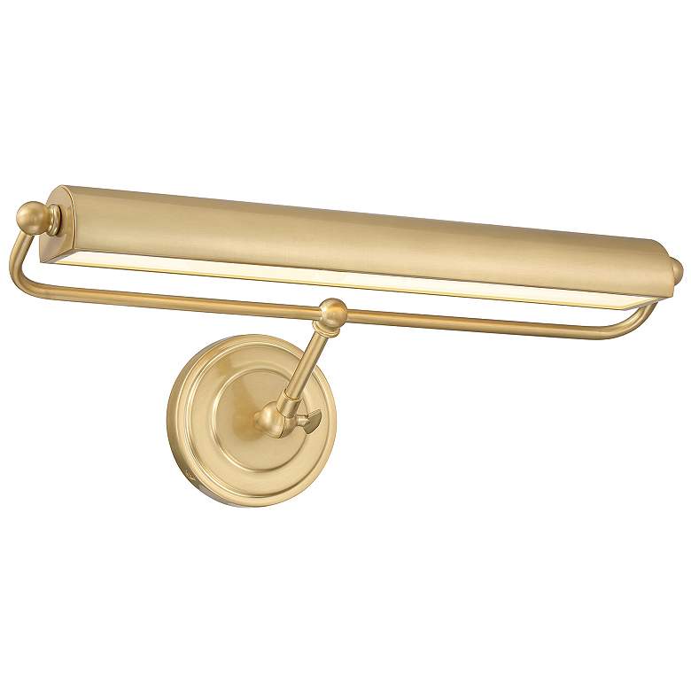 Image 2 Miller Integrated LED Aged Brass Sconce