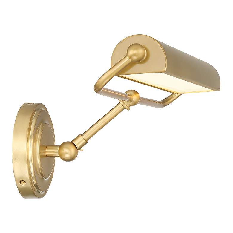 Image 5 Miller Integrated LED Aged Brass Sconce more views