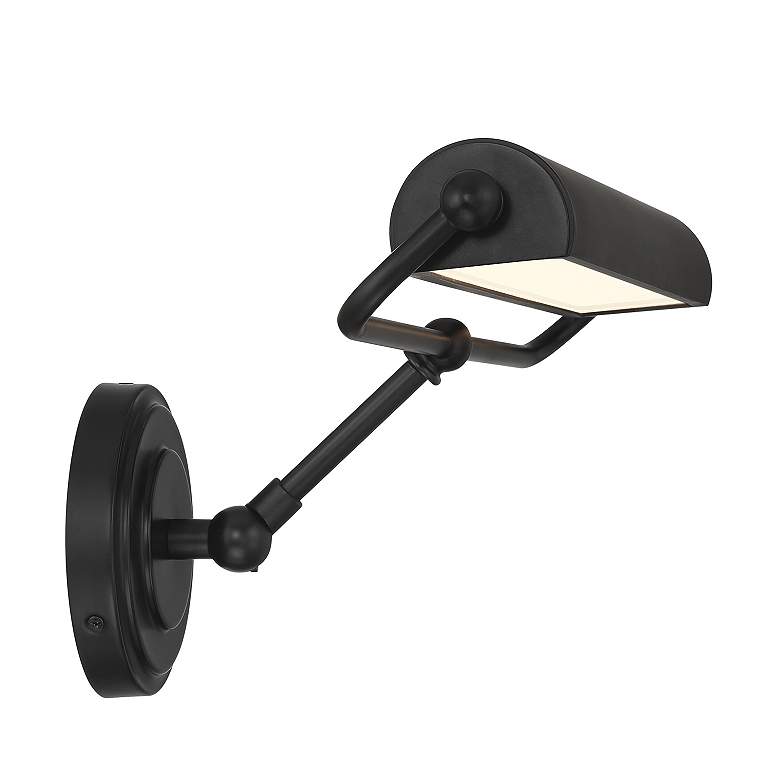 Image 5 Miller Integrated LED Matte Black Sconce more views