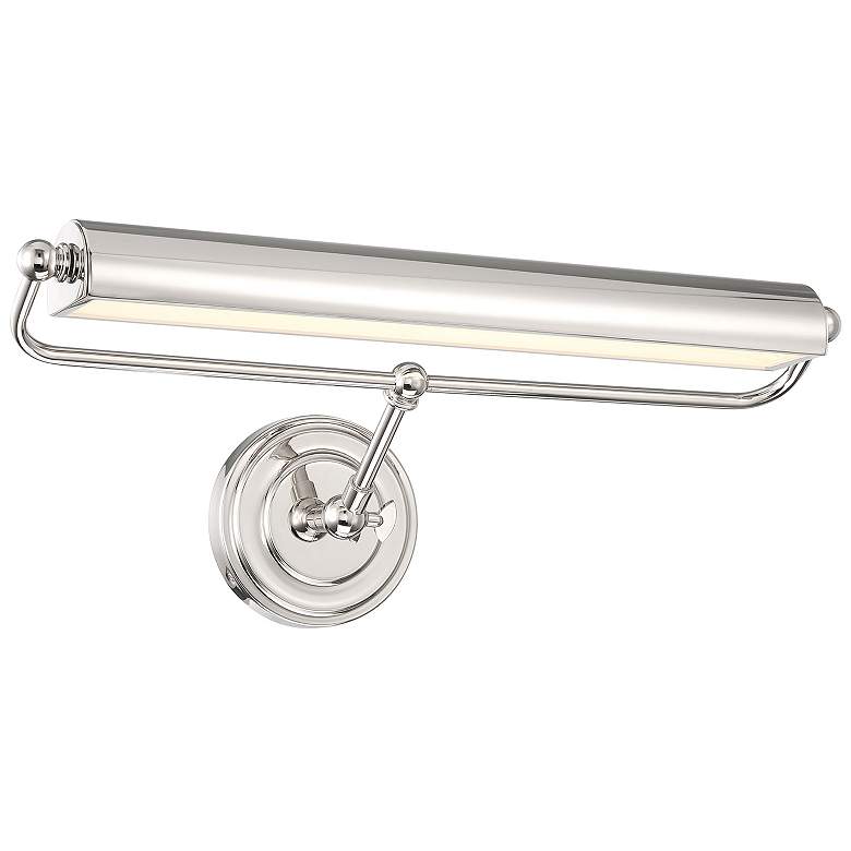 Image 1 Miller Integrated LED Polished Nickel Sconce