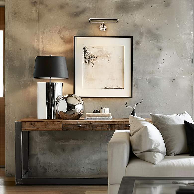 Image 6 Miller Integrated LED Polished Nickel Sconce more views