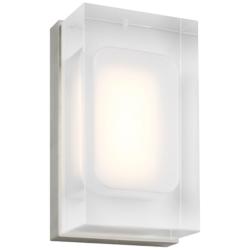 Milley 7&quot; High Satin Nickel LED Wall Sconce