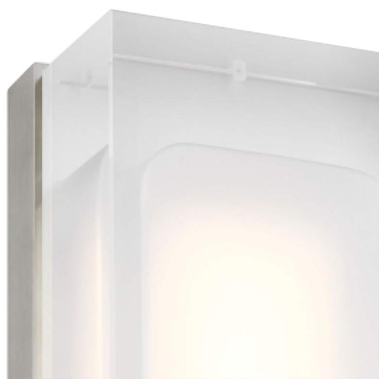 Image 2 Milley 7" High Satin Nickel LED Wall Sconce more views