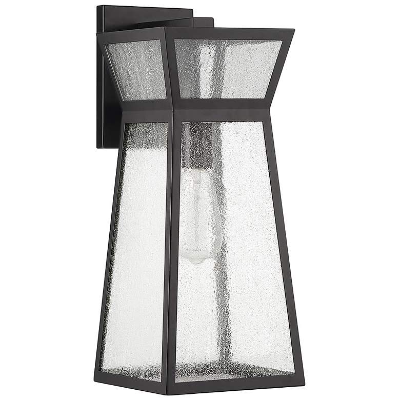 Image 2 Millford 1-Light Outdoor Wall Lantern in Matte Black more views