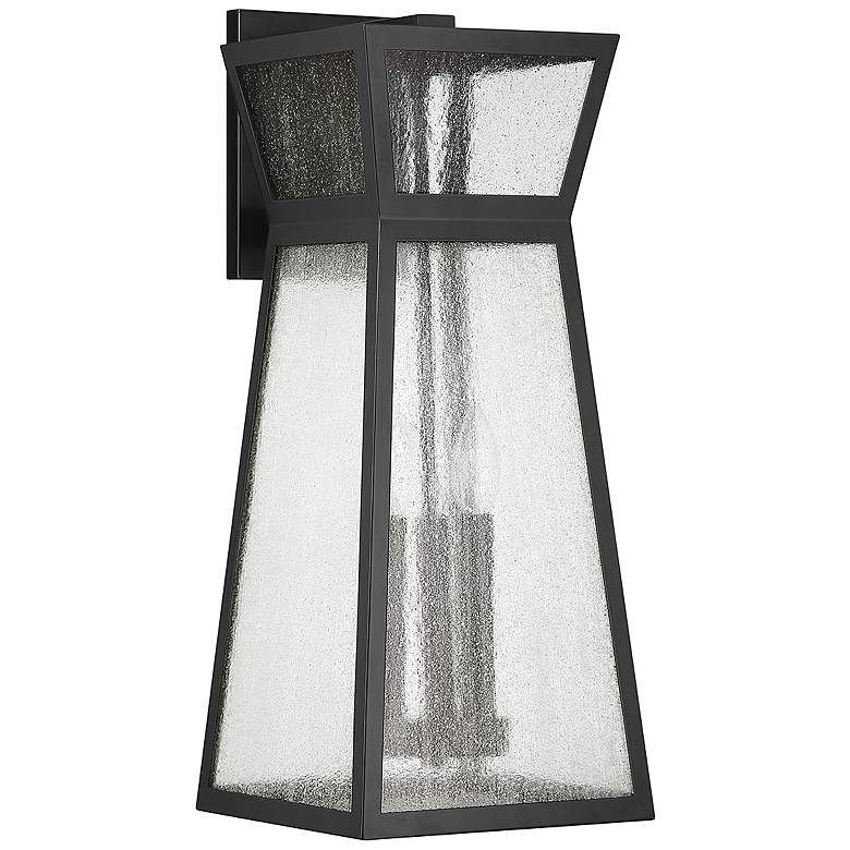 Image 2 Millford 3-Light Outdoor Wall Lantern in Matte Black more views