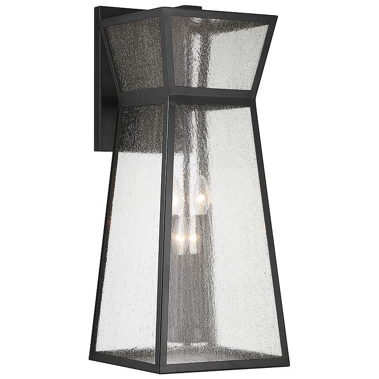 Image 1 Millford 4-Light Outdoor Wall Lantern in Matte Black