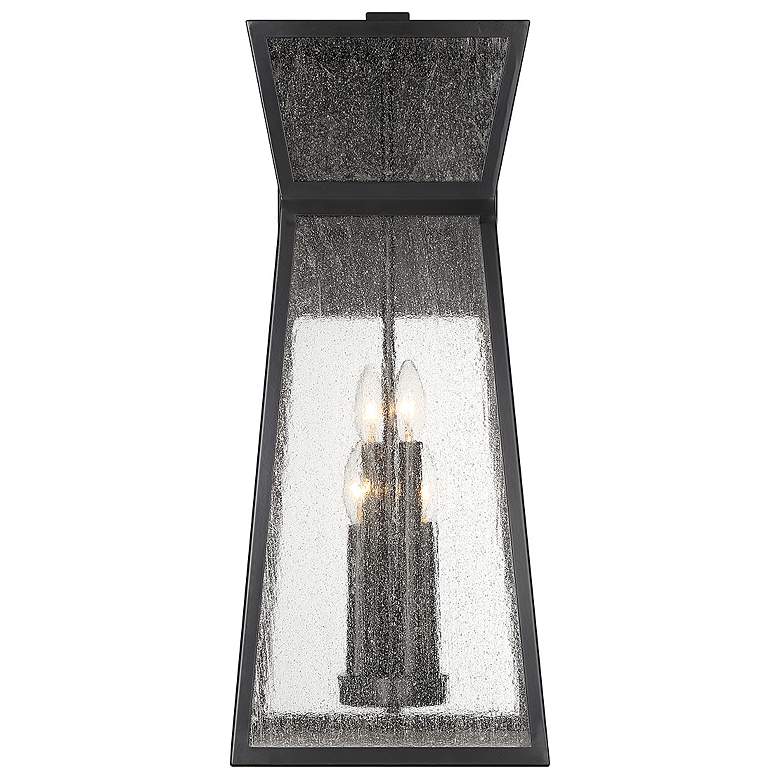 Image 3 Millford 4-Light Outdoor Wall Lantern in Matte Black more views