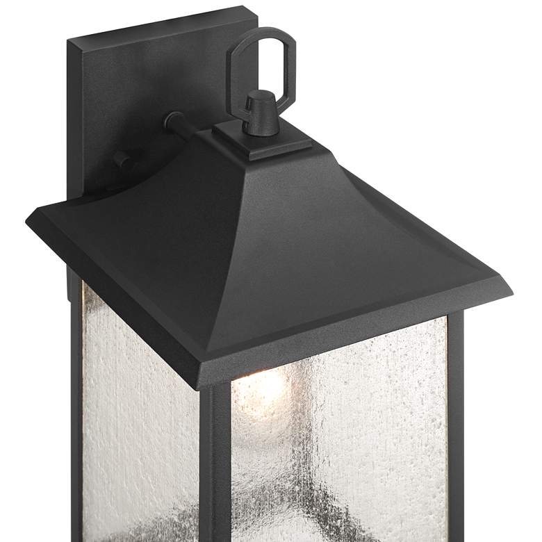 Image 3 Millicent 13" High Sand Black Outdoor Wall Lantern Light Set of 2 more views