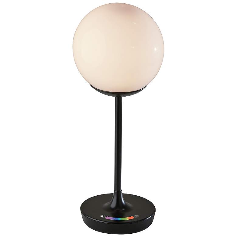 Image 1 Millie 15 1/4" High Black LED Accent Table Lamp w/ USB Port