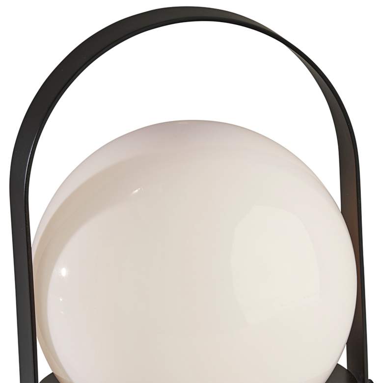 Image 2 Millie 8 1/4" High Black LED Accent Table Lamp with USB Port more views