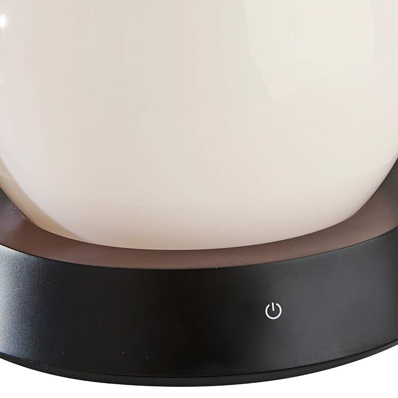 Image 3 Millie 8 1/4" High Black LED Accent Table Lamp with USB Port more views