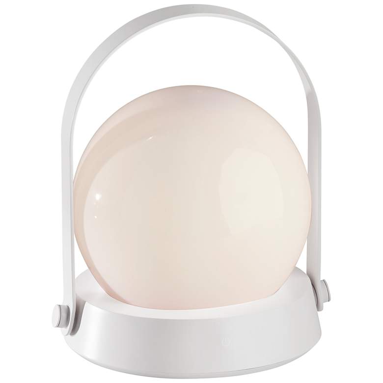 Image 1 Millie 8 1/4" High White LED Accent Table Lamp with USB Port