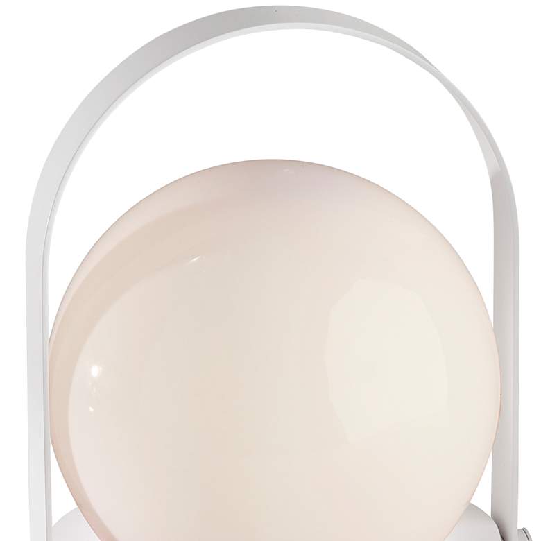 Image 2 Millie 8 1/4" High White LED Accent Table Lamp with USB Port more views
