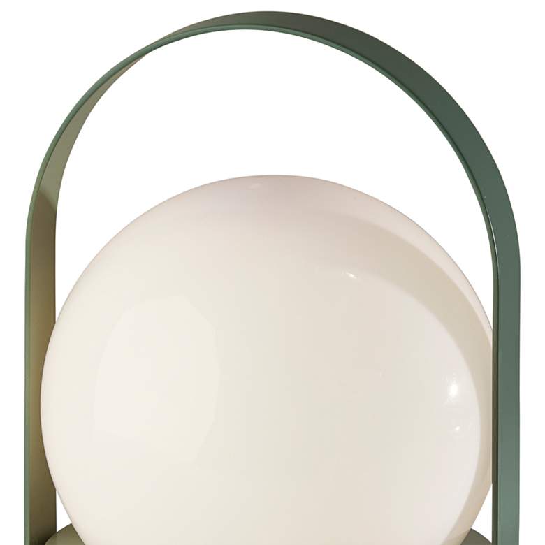 Image 2 Millie 8 1/4"H Sage Green LED Accent Table Lamp w/ USB Port more views
