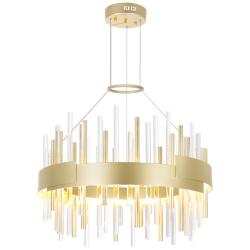 Millipede 20 in LED Satin Gold Chandelier