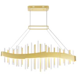 Millipede 40 in LED Satin Gold Chandelier