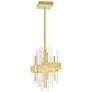 7_Millipede 8" Wide Satin Gold LED Mini Pendant more views