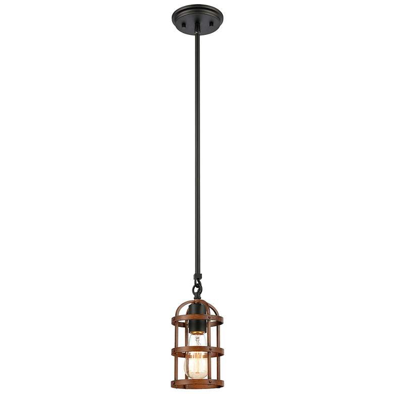 Image 1 Millville 5 Wide 1-Light Mini Pendant Matte Black