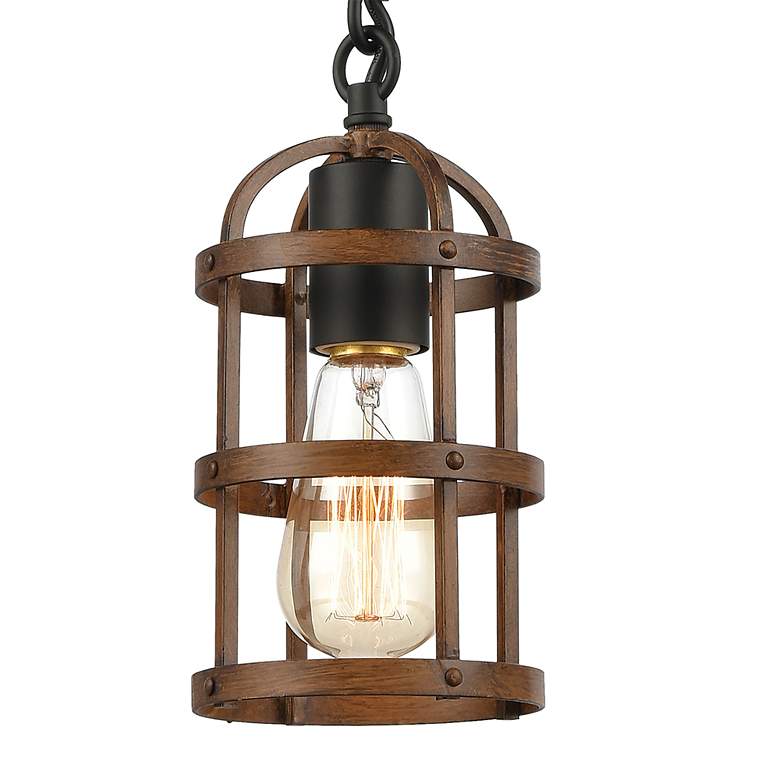 Image 4 Millville 5 Wide 1-Light Mini Pendant Matte Black more views