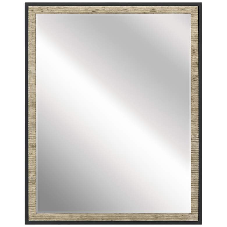 Image 1 Millwright Distressed Antique Gray 24" x 30" Wall Mirror