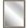 Millwright Distressed Antique Gray 24" x 30" Wall Mirror