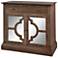 Milton 36" Wide 2-Drawer & 2-Door Mirrored Wood Chest