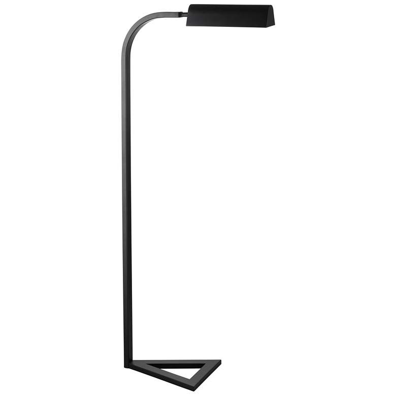 Image 1 Milton 52"Tall Black Floor Lamp
