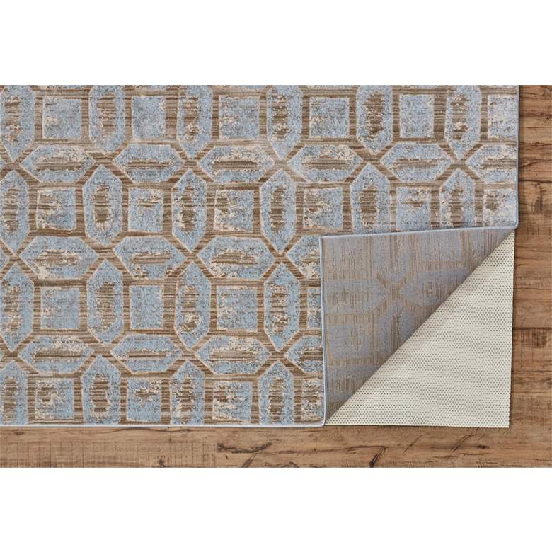 Milton 6533472 5&#39;3&quot;x7&#39;6&quot; Blue and Taupe Geometric Area Ru more views